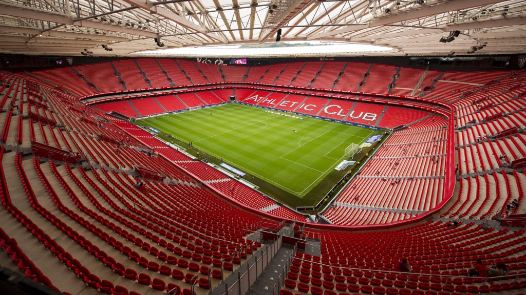 BILBAO, SPAIN - AUGUST 30:  General view of Athletic Club Bilbao San Mames Stadium  before the La Liga match between Athletic Club and Levante UD at San Mames Stadium on August 30, 2014 in Bilbao, Spain.  (Photo by Juan Manuel Serrano Arce/Getty Images)