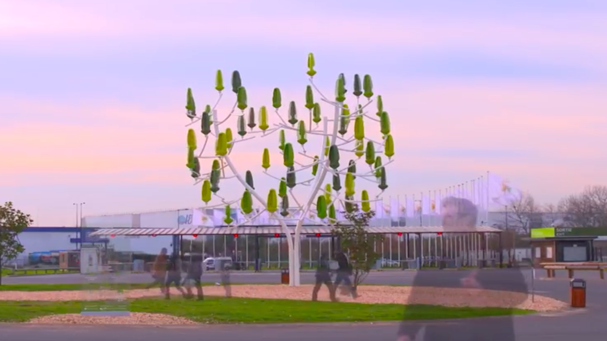 Fotografía de un impresionante árbol artificial