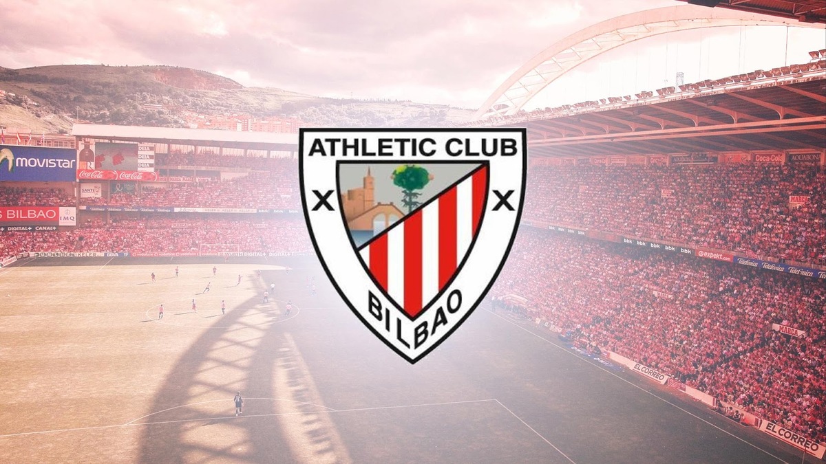 Logo del Athletic Club de Bilbao, símbolo del orgullo y la pasión del fútbol vasco.