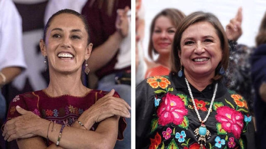 Dos candidatas a la presidencia de México 2024
