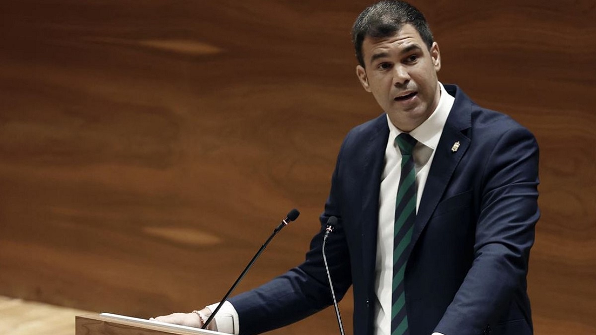 El representante del PP en el Parlamento de Navarra, Javier García