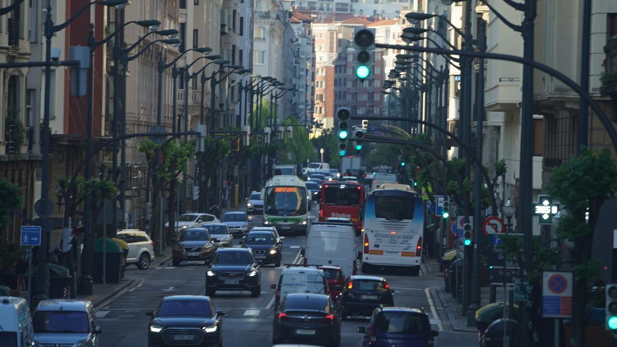 El tráfico en Bilbao se analizó en 13 ubicaciones distintas