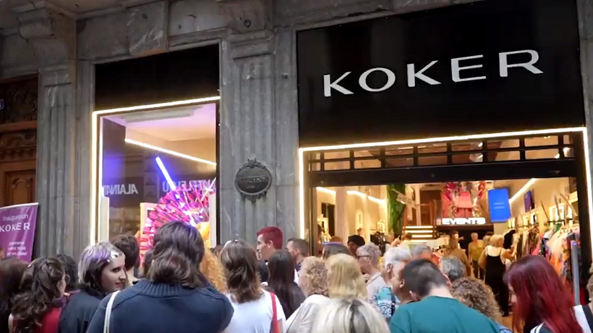 Este miércoles, Lydia Lozano fue la estrella de la inauguración de la nueva boutique de Koker en Bilbao