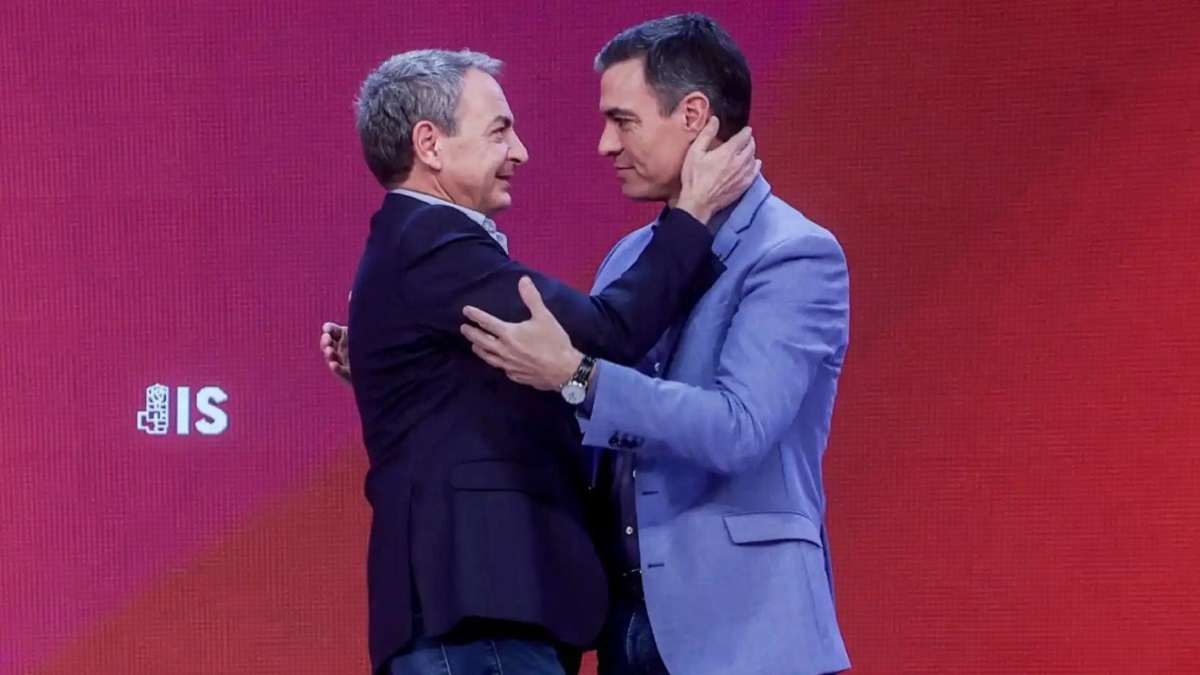 Sánchez y Zapatero se encontraron en la Internacional Socialista de Madrid en noviembre anterior.