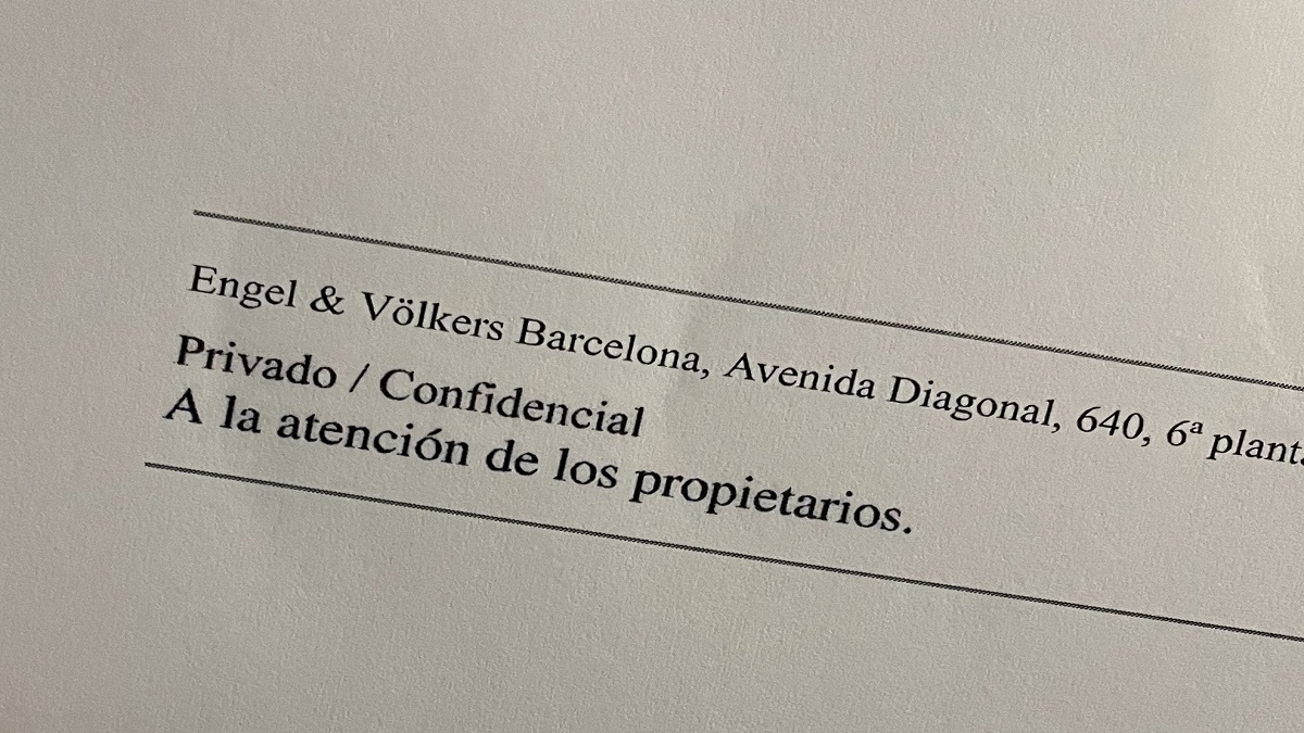 cartas recurrentes de Engel Volkers ES se siente como un acto de "terrorismo inmobiliario.