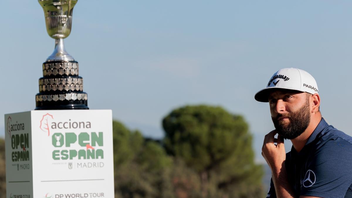 Jon Rahm protagonizó la presentación oficial del Open de España