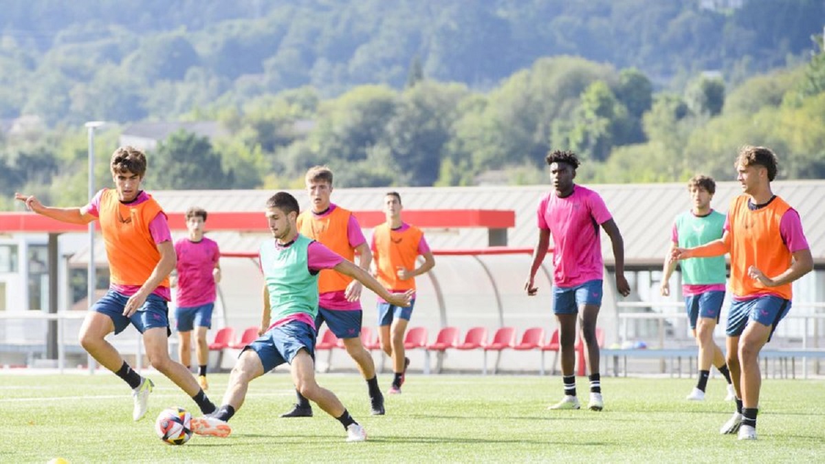 Entrenamiento con el equipo.