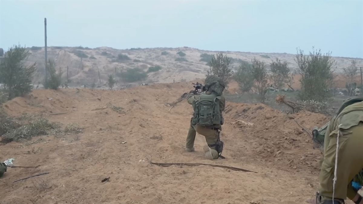 Incursión de tanques en Gaza.