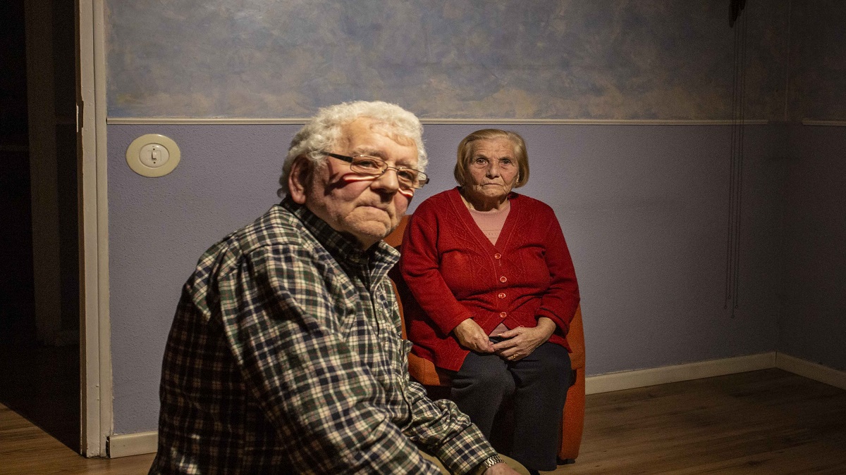 Desahuciaron a José Manuel, 79 años, y su esposa, 82 años.