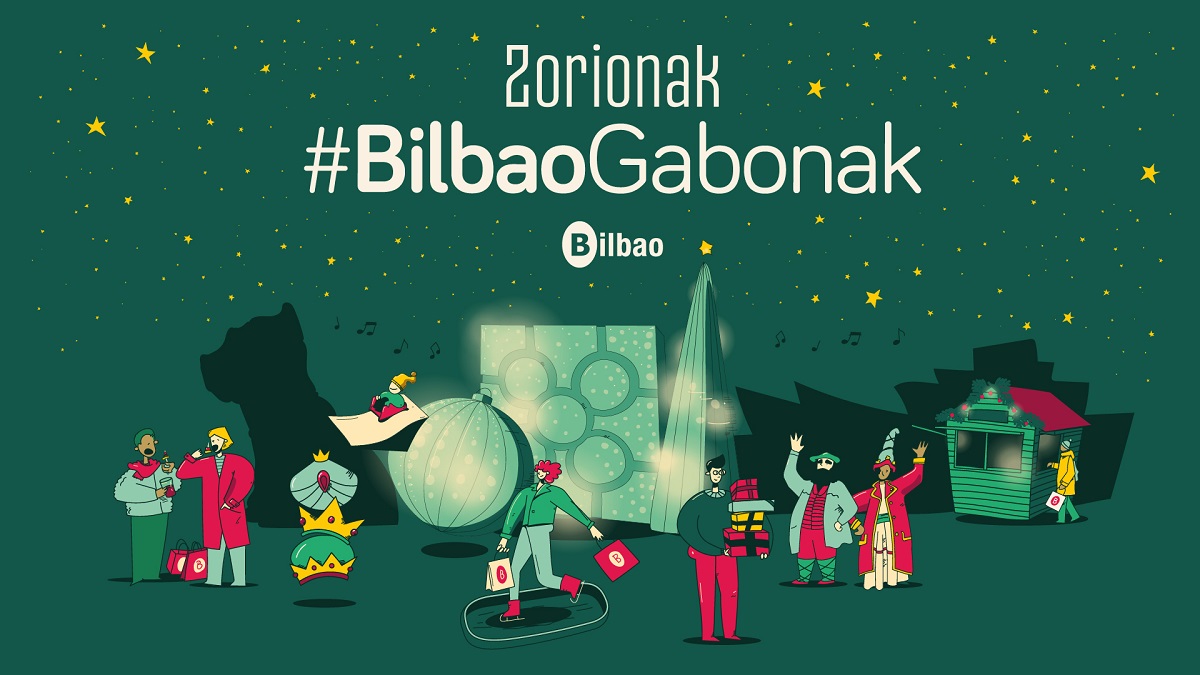 El Ayuntamiento de Bilbao inicia #BilbaoGabonak, una campaña navideña con múltiples actividades en la ciudad.