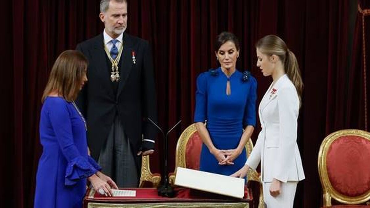 Princesa Leonor afirmó su lealtad a la Constitución española