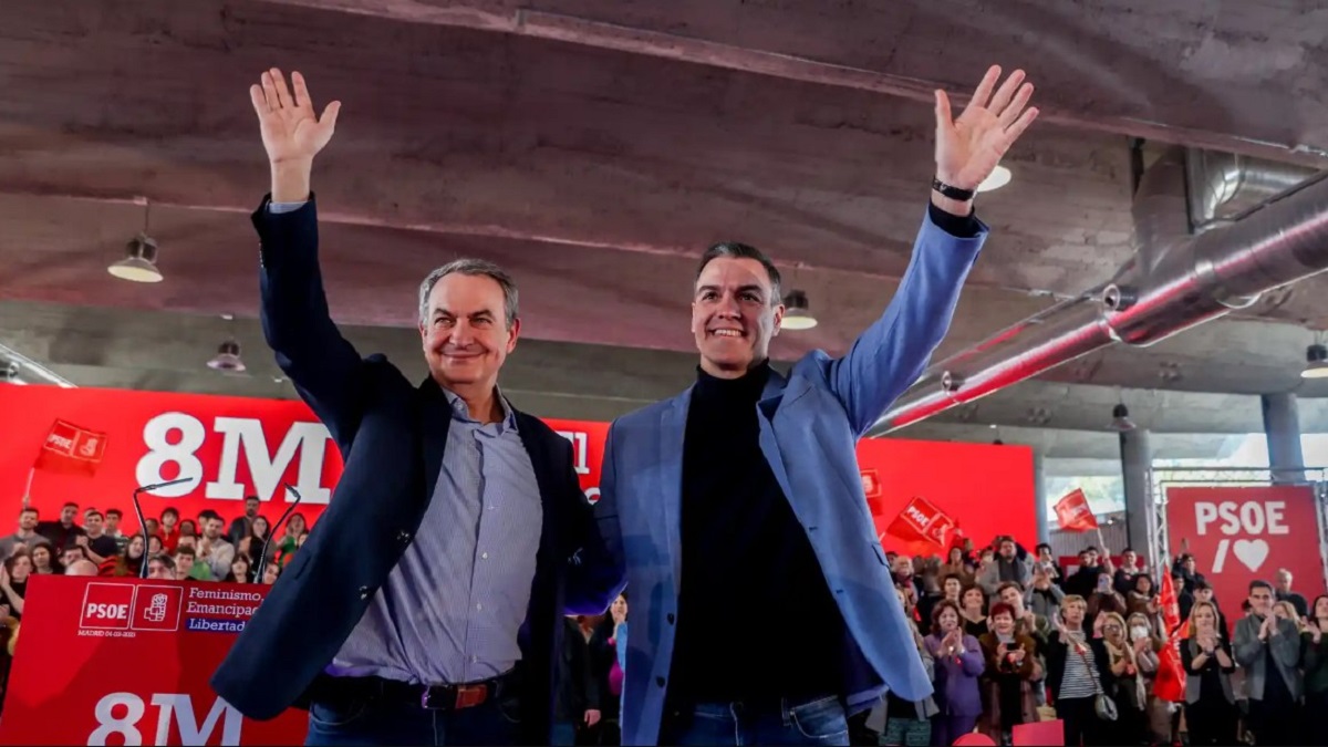 Sánchez tributará un homenaje a Zapatero en un acto del PSOE