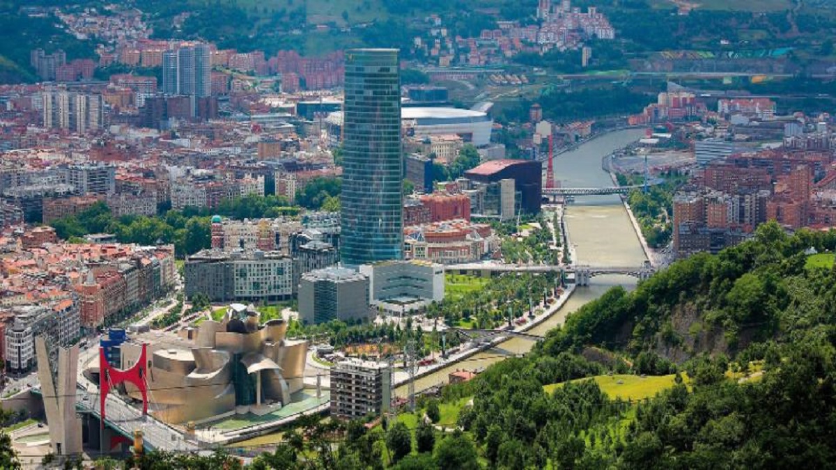 Vistas de Bilbao desde Artxanda.