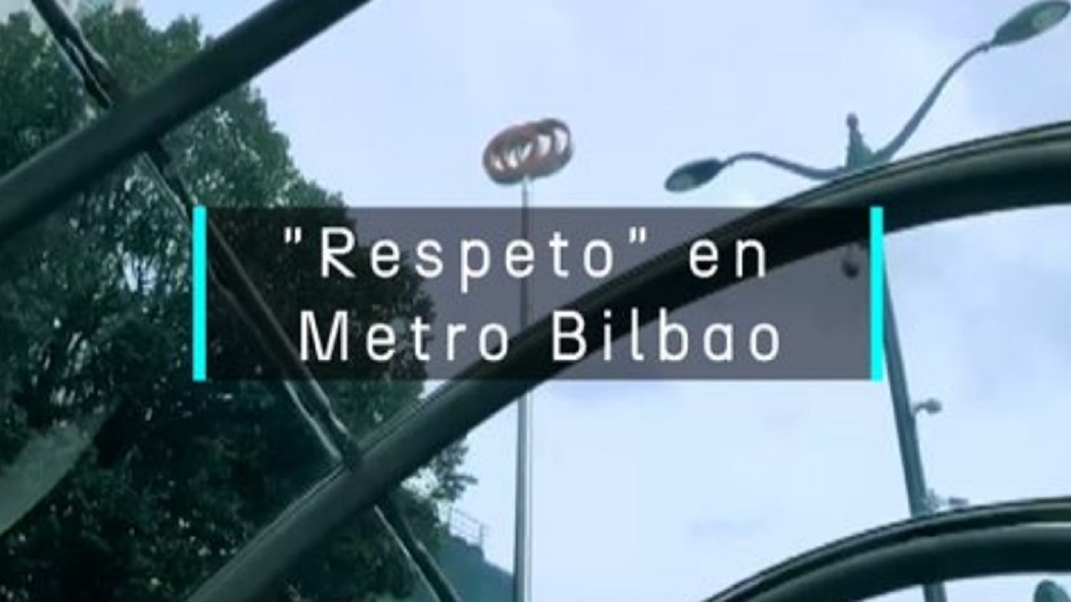 Metro Bilbao promueve el respeto a través de su campaña.