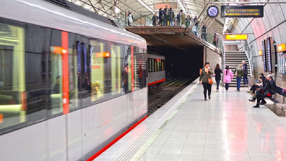 Auge en el número de viajeros en metro Bilbao durante 2023