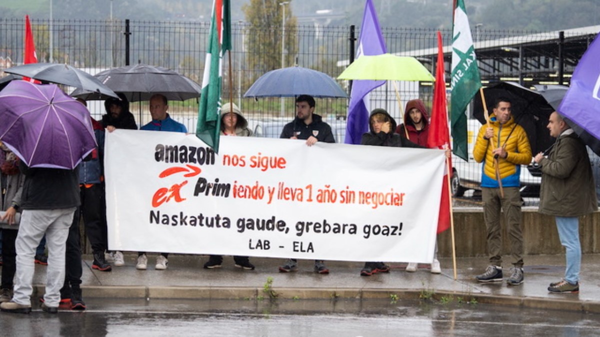 Convocatoria de 5 días de huelga en Amazon Trapagaran