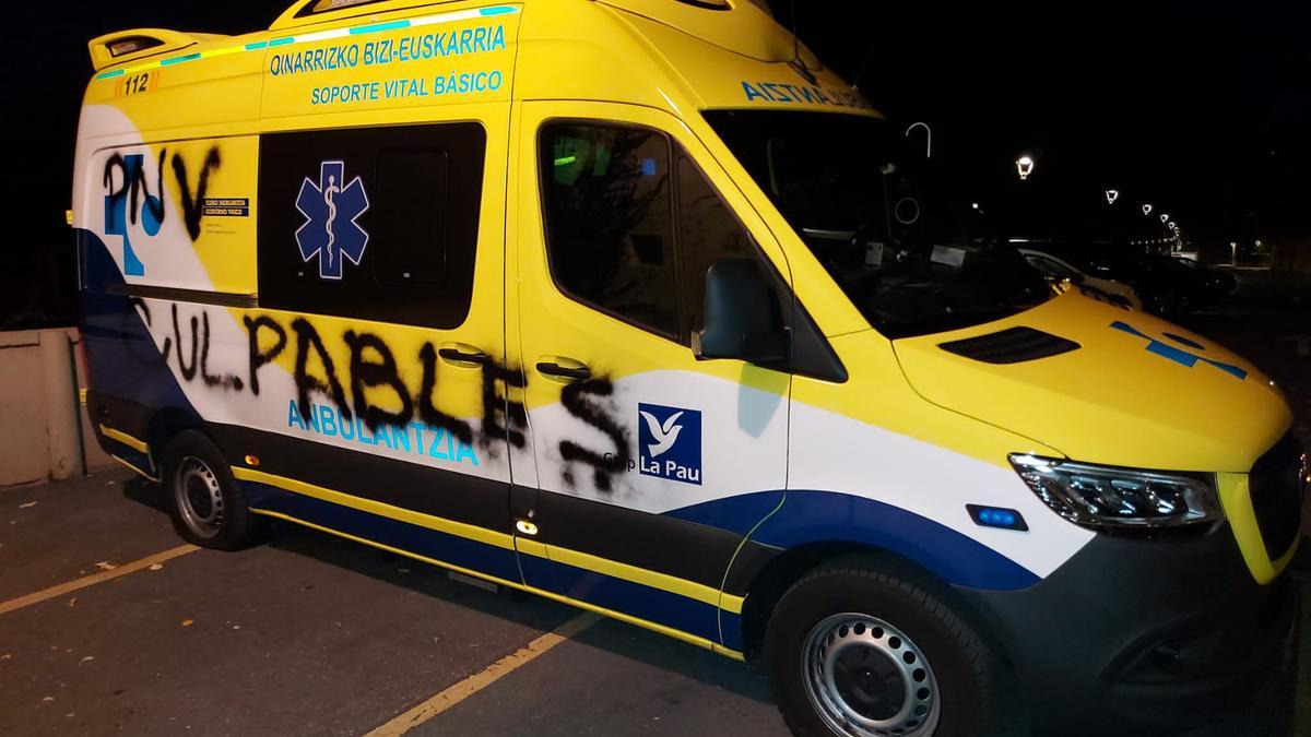 Pau sabotaje ambulancias