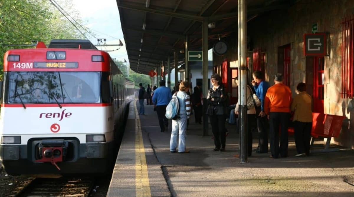 Renfe obstáculo suspensión