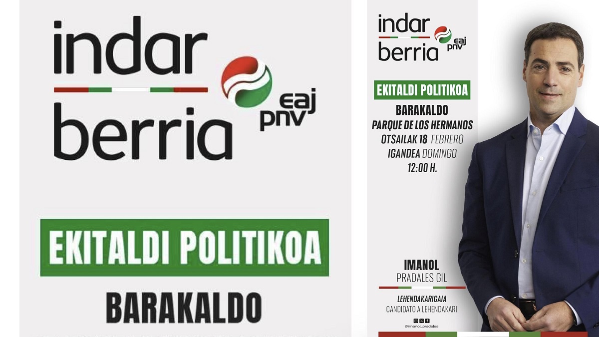 Arranca la campaña del PNV Candidato a lehendakari protagoniza acto en Los Hermanos