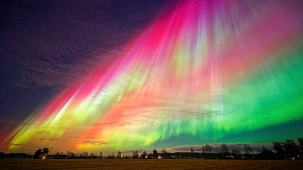 Las auroras boreales iluminan Bizkaia Guía de los sitios ideales para disfrutarlas