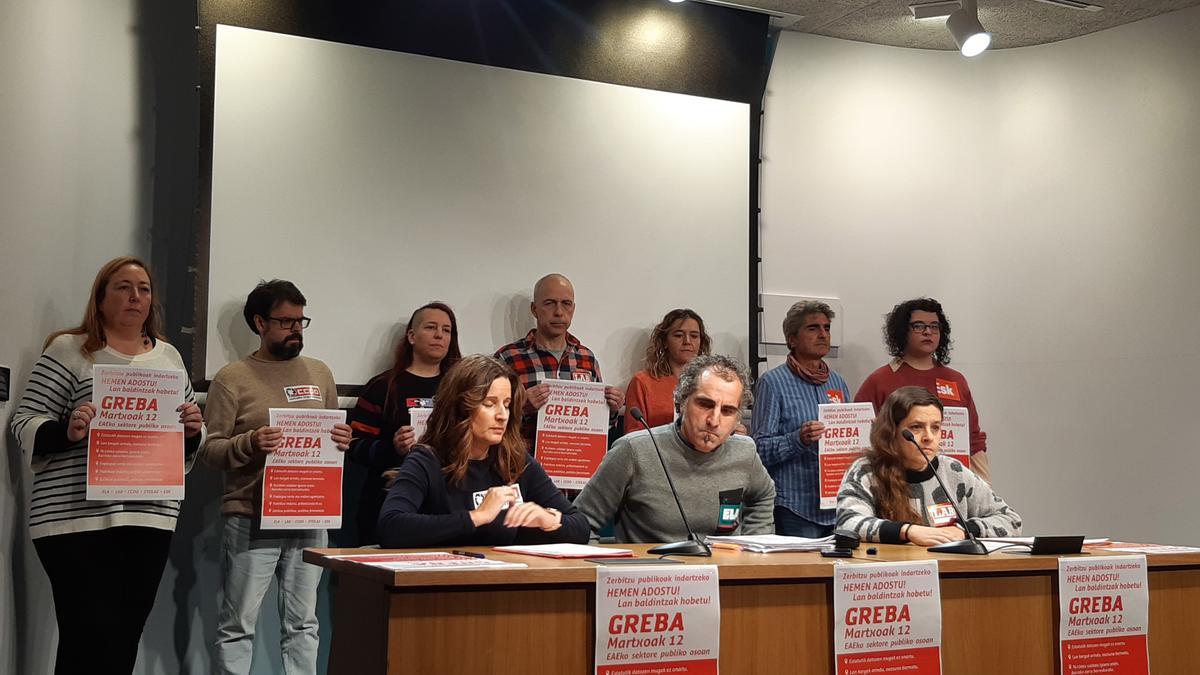 huelga sector público vasco