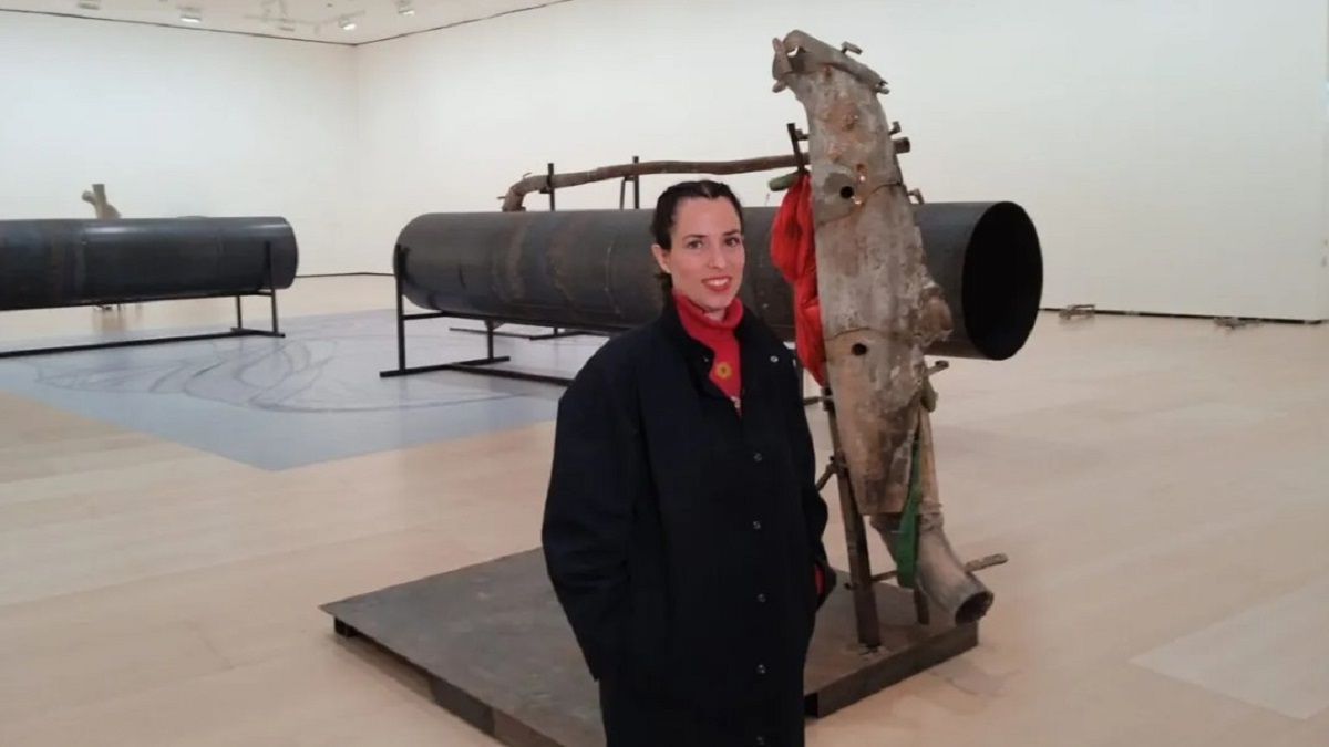 June Crespo Guggenheim-en bidaia artistikoa euskara modernoan zehar, Vascular erakusketarekin