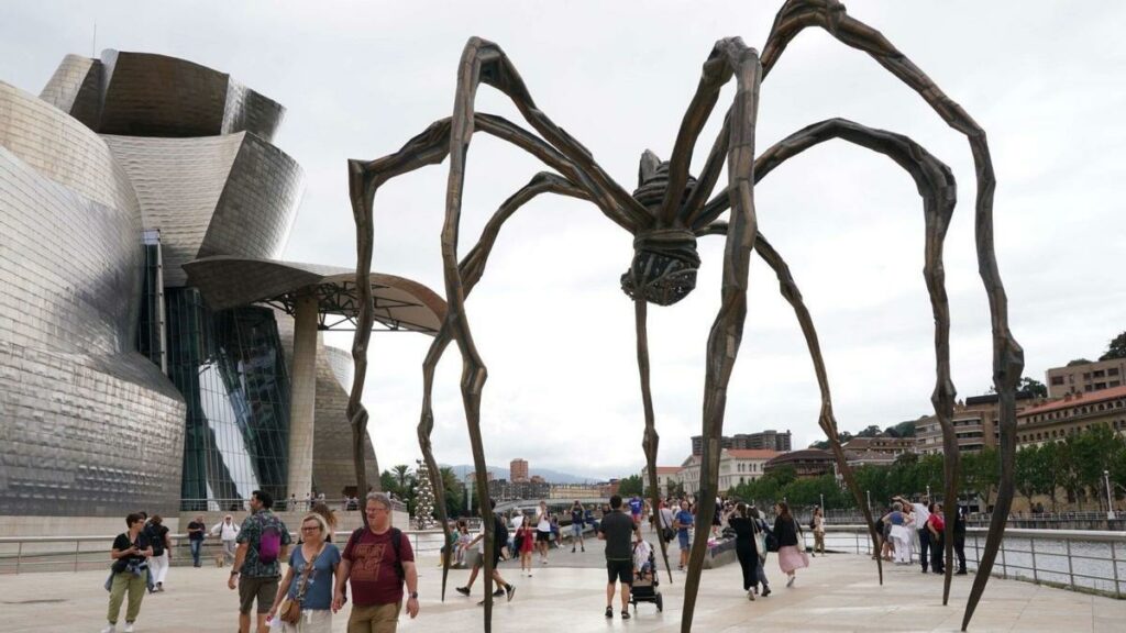 El muelle del Guggenheim en obras