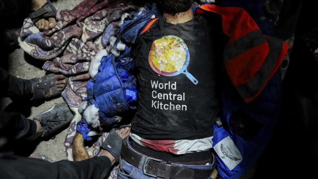 Israel causa la muerte en Gaza a 7 trabajadores de la ONG del chef José Andrés