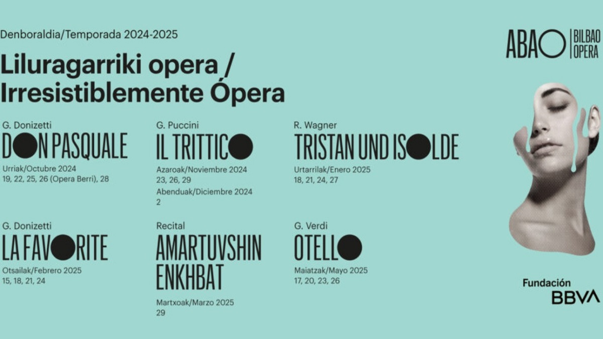 ABAO Bilbao Opera desvela su temporada 2024/2025