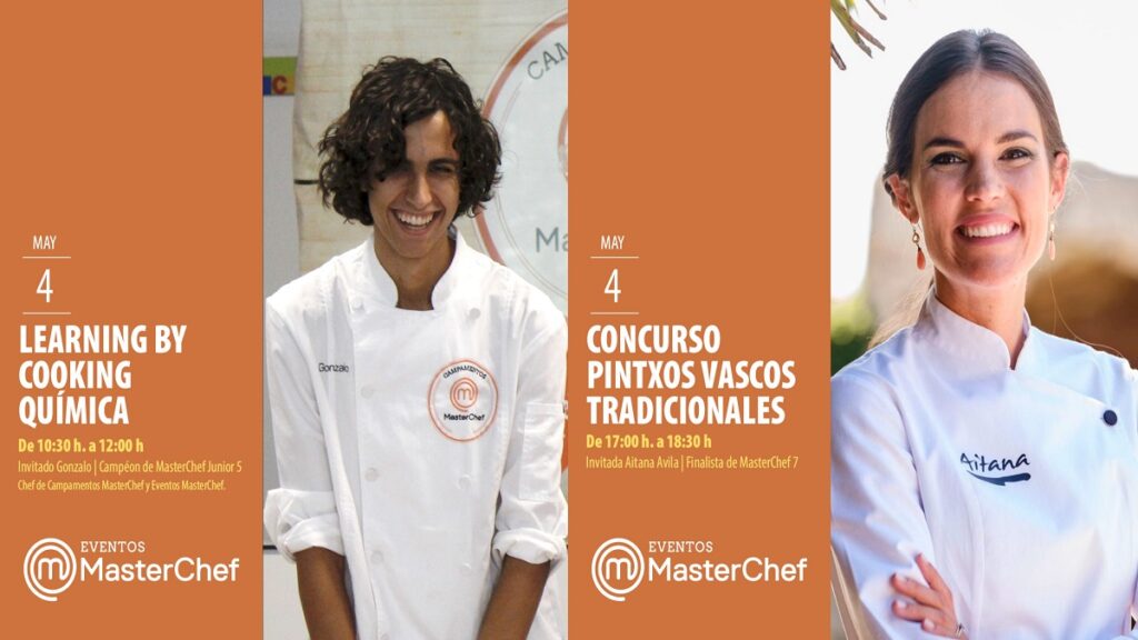 Max Center ofrece talleres y actividades con Aitana Ávila y Gonzalo Cordero de 'Masterchef'