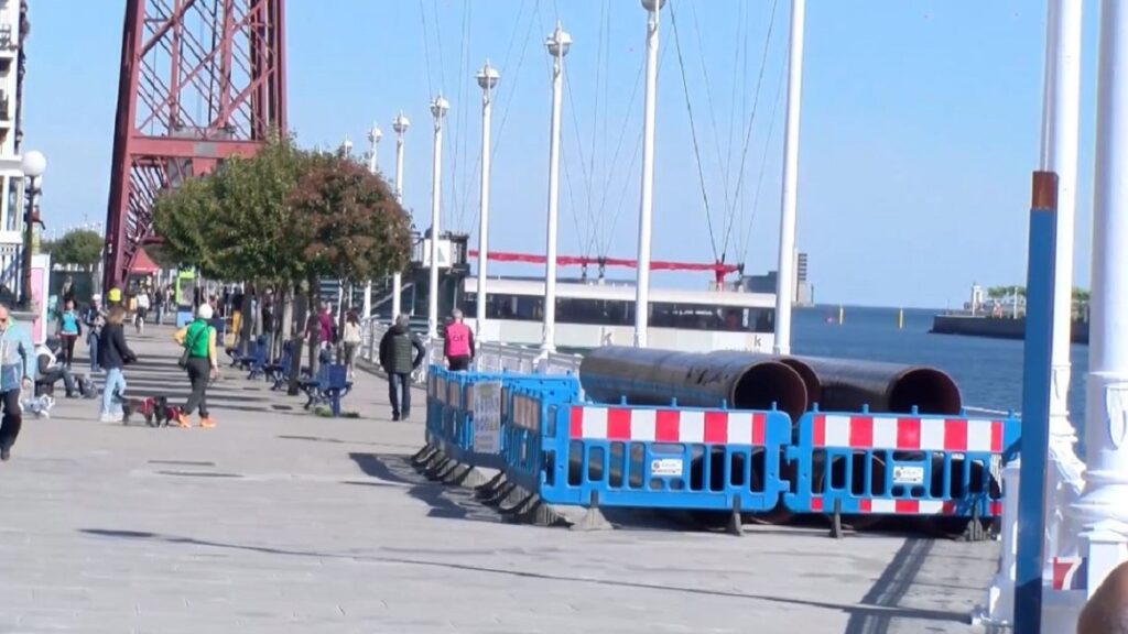 Portugalete da el primer paso hacia su nuevo destino turístico con la construcción de un embarcadero