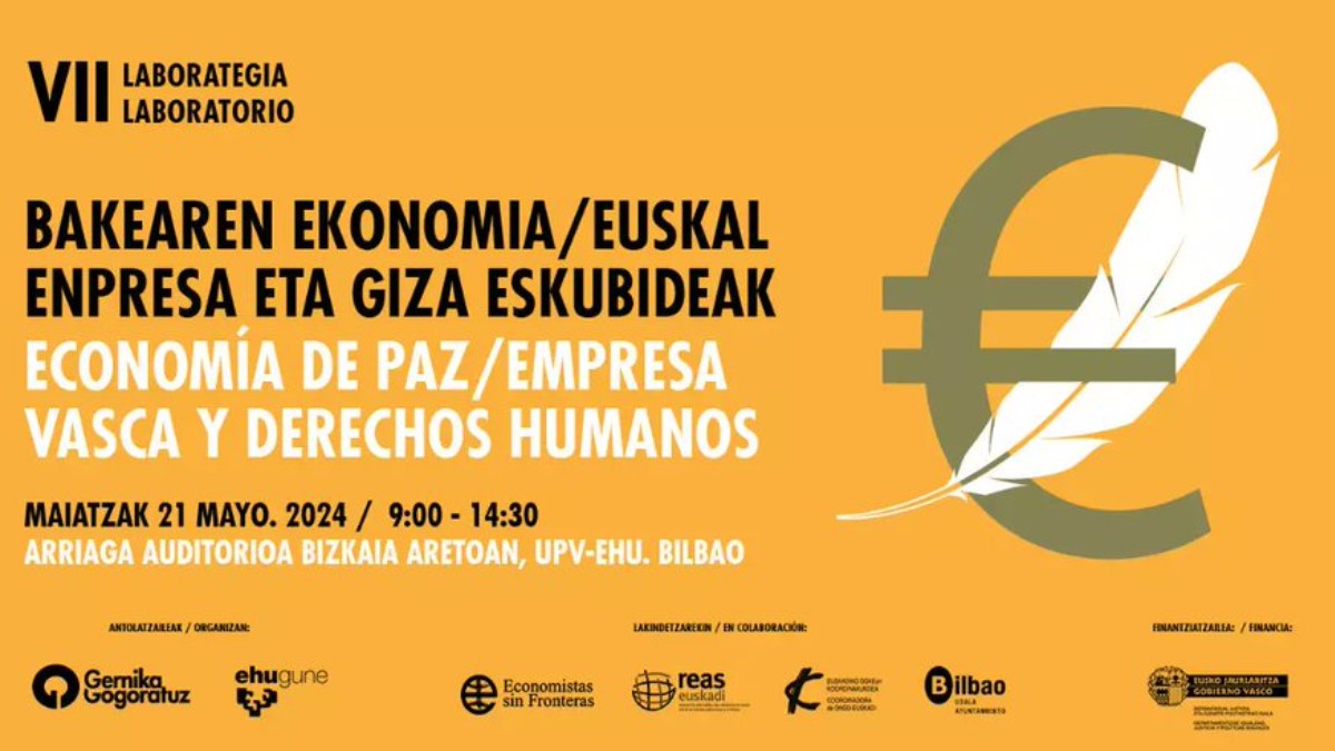 VII laboratorio de economía de paz en Bilbao