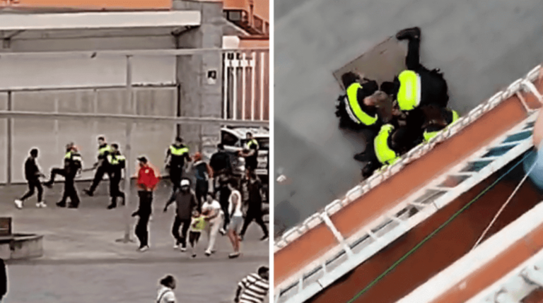 Cinco detenidos en Bilbao por intento de robo de arma a policía municipal