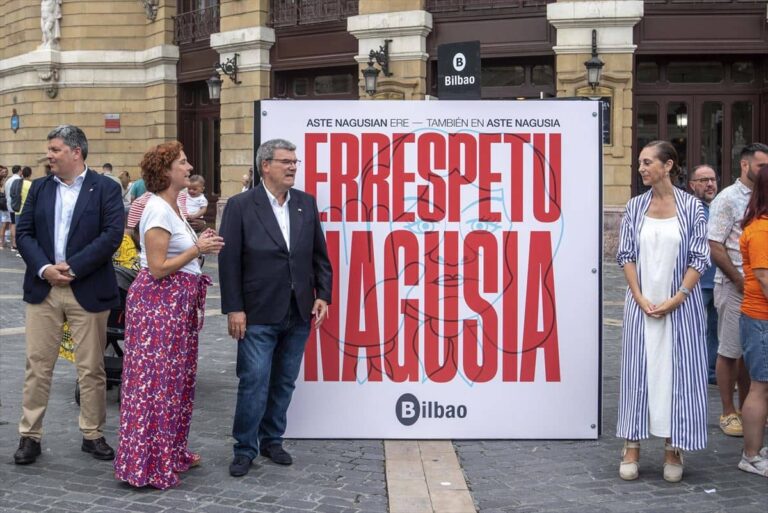 Seguridad y orden durante la segunda jornada de la Aste Nagusia de Bilbao