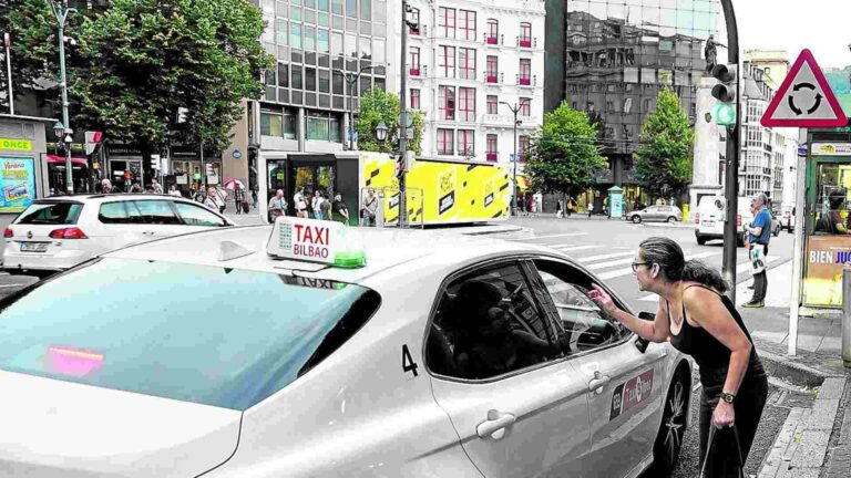 la Zona de Bajas Emisiones en Bilbao impulsa el uso de taxis